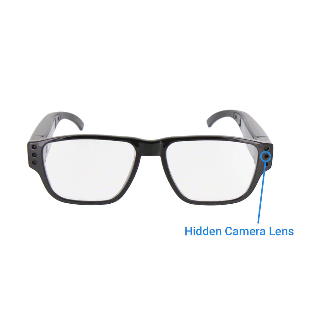 Professional spy camera store glasses