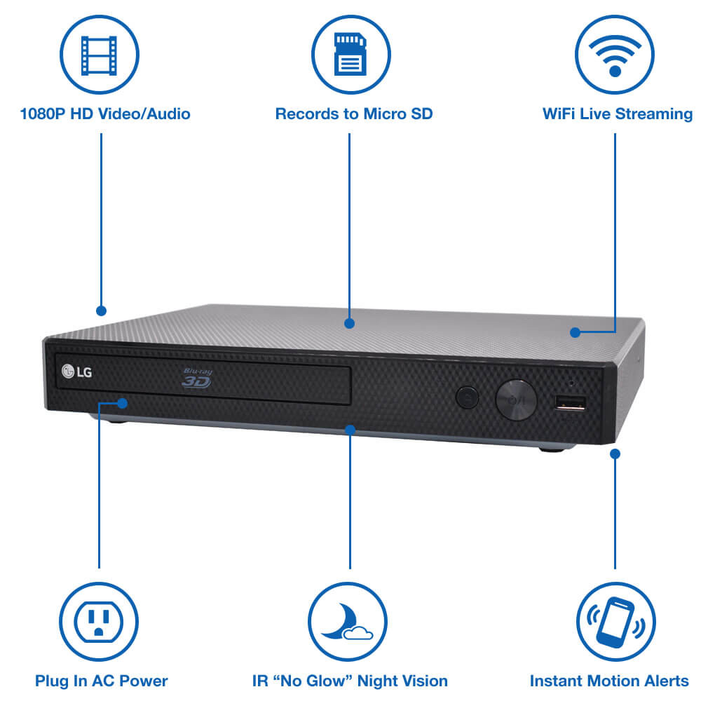 1080p Hd Wifi Blu Ray Dvd Player Hidden Camera With Night Vision Spygeargadgets 1080p Hd Wifi Blu Ray Dvd Player Hidden Camera With Night Vision Spygeargadgets