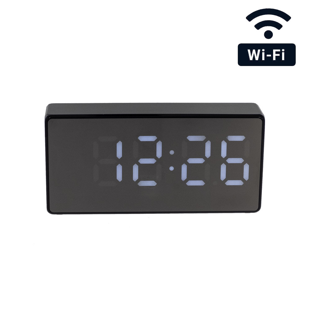 4K Ultra HD WiFi Streaming Mini Clock Hidden Camera with Night Vision
