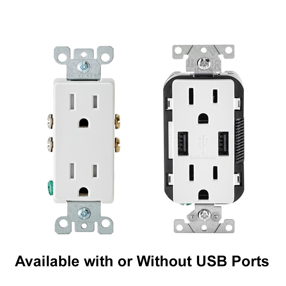 4K Ultra HD WiFi Functional GFCI Receptacle Outlet Hidden Camera