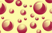 Chocolate Transfer Sheet Red Bubble