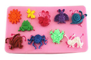 Silicon Mould Summer Bugs