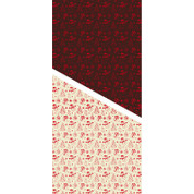 Chocolate Transfer Sheet Xmas Design Red