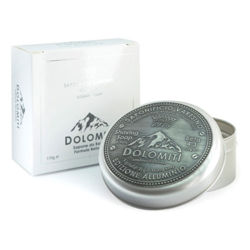 Saponificio Varesino Dolomiti Shave Soap in a tin