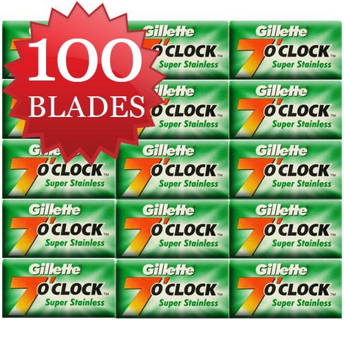 100 Gillette Super Stainless Green Blades