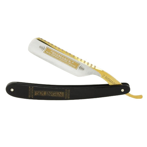 Dovo Bismarck Straight Razor with Ebony Scales