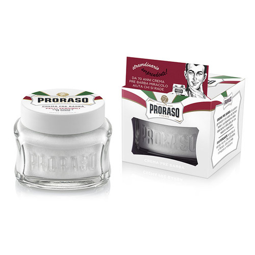 Proraso White Sensitive Pre Post Shave with Green Tea and Oat