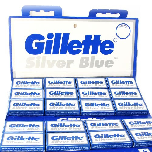 gillette silver blue razor blades