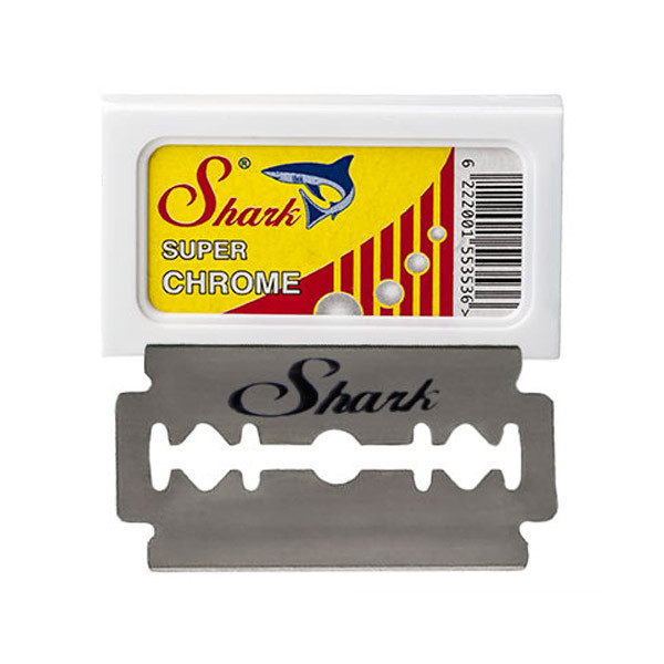 shark super chrome double edge razor blades