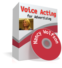 Voice over coach Nancy Wolfson 2.8 hour lesson for voice actors who specialize in VO for advertising.