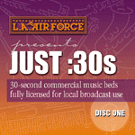 JUST 30s Radio Commercial Music Beds Royalty Free L.A. Air Force
