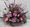Wicker basket filled with striking purple and pink hues.
