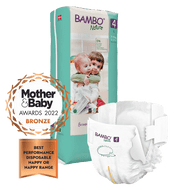 Bambo Nature, 4 Eco Disposable (48 nappies) 15 to 31 lbs, 7 to 15 kg **BUY 3+ SAVE 10%**