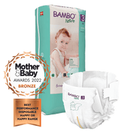 Bambo Nature, 3 Eco Disposable (52 nappies) 9 to 17 lbs, 4 to 8 kg **BUY 3+ SAVE 10%**
