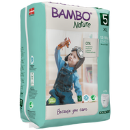 Bambo Nature Eco Disposable Pull Ups Size 5 (19 Pants) 27-40 lbs / 12-18 kg