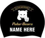 PVPB 10th Annaversary Black Personalized Team Silicone Cap (set of 2)