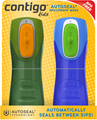 Contigo AUTOSEAL Kids Trekker Cups - Set of 2 - Green/Blue
