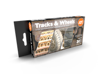 AK Interactive: 3rd Gen - Tracks and Wheels Colors Set