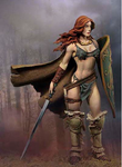 Andrea Miniatures: Warlord Saga - Verthandi, Sword of Light