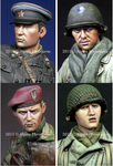 Alpine Miniatures - WW2 Allied Heads Set #2