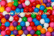 Gumballs Gum Balls Small Assorted 1/2 inch 1 Case 17 Pounds 3650 ct