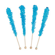 Rock Candy on Sticks Wrapped Blue 12 units