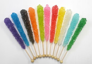 Rock Candy on Sticks Wrapped Assorted 12 units