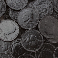 Chocolate Coins Black Case (12 Pounds)