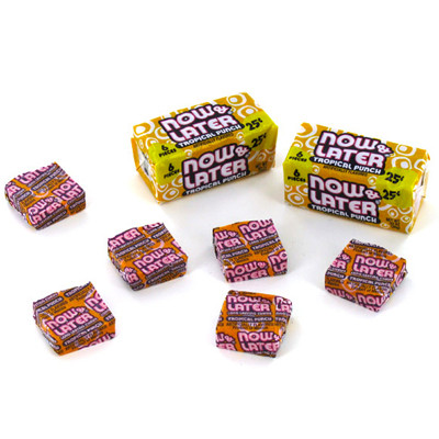 Now And Later Candy 1 Pack Strawberry