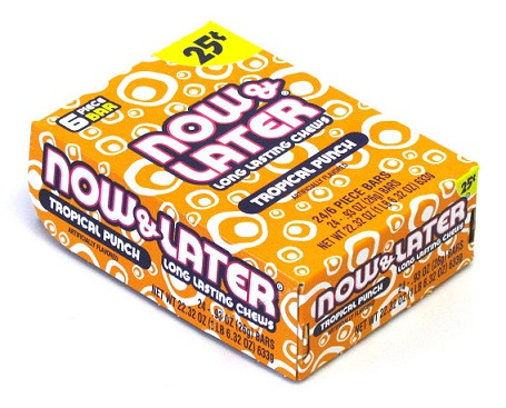 Now And Later Candy 1 Pack Tropical Punch