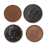 Chocolate Coins Black 1 Pound