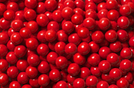 Sixlets Candy Coated Chocolate Red Case (12 Pounds)
