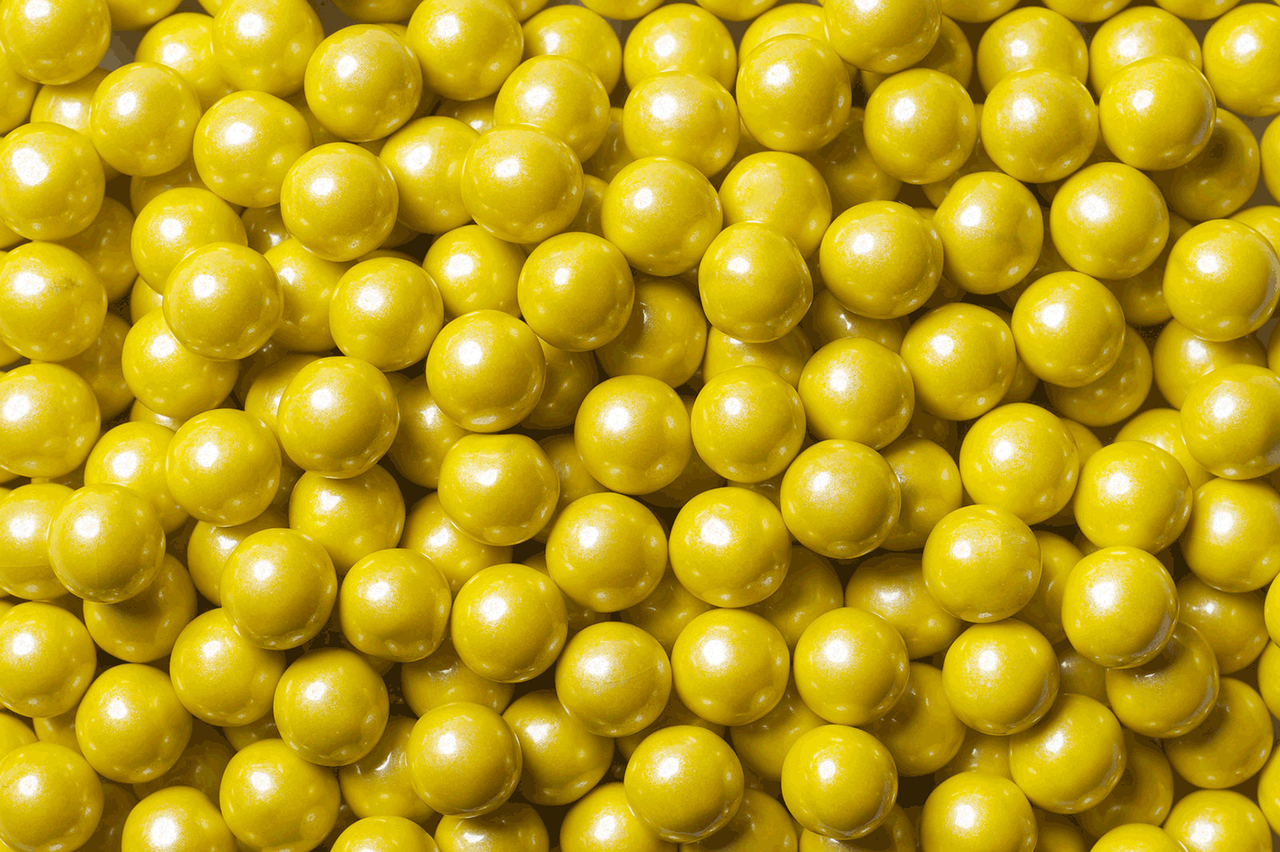 Sixlets Shimmer Pearl Yellow 2 5 Pound Candy Coated Chocolate
