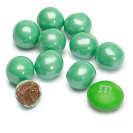 Sixlets Candy Coated Chocolate Shimmer Turquoise 2 Pounds