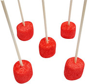 Marshmallow Cake Pops- Red 100 Count