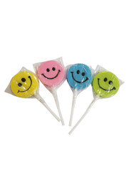 Teeny Happy face Assorted Lollipop 12 Count