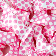 Big Dotted Bright Pink/white Peppermints 100 Count 