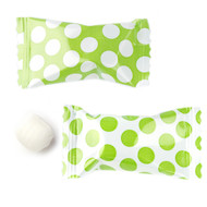 Big Dotted Kiwi Green/white Buttermints  100 Count 