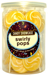 Swirly Round Pops Gold 24 Count 