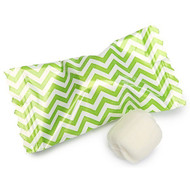 Chevron Kiwi Green/white Buttermints 100 Count 