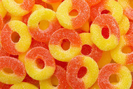Gummy Peach Rings - 2.25 Pounds