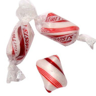 Red & White Mint Twists Hard Candy 2 Pounds