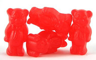 CLEARANCE - Juju Cinnamon Bears Bulk 2 Pounds In A Resealable Container - Red in Color