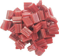 CLEARANCE - Twizzlers Nibs Hard N Chewy Cherry Flavored BULK Candy 2 Pounds Licorice Red Candy