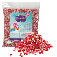 CLEARANCE-Heart Shaped Candy Confetti 1lb Bag