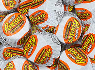 Reese's Peanut Butter Cups Mini White Chocolate Wrapped - 1.5 Pounds - Resealable Container