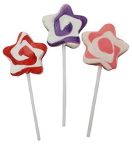 Star Lollipops 2in (Cherry) - Single Count