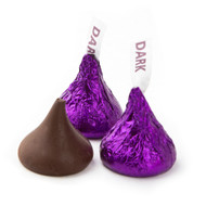 Clearance - Hershey's Kisses Purple (Dark Chocolate) - 2 Lb Bulk