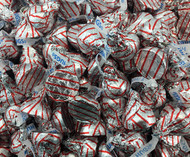 Hershey's Kisses Hugs Silver with Red Stripes Wrapping (White and Milk Chocolate) 2 Pounds