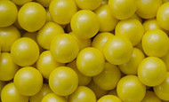 Gumballs Glimmer Yellow (1/2 inch) 2 Pounds